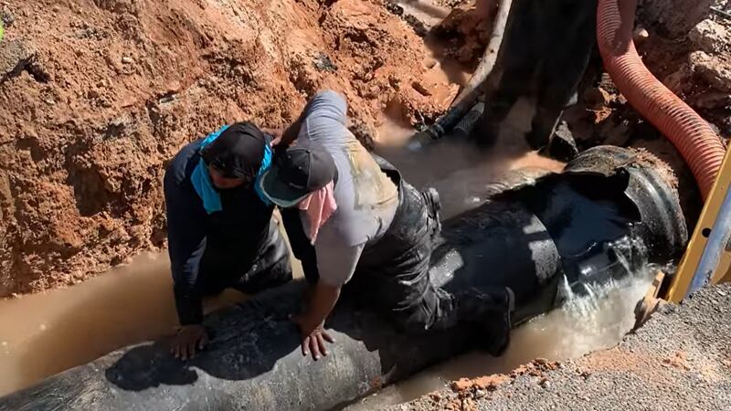 A water main break in Odessa has left an estimated 165,000 residents without water.