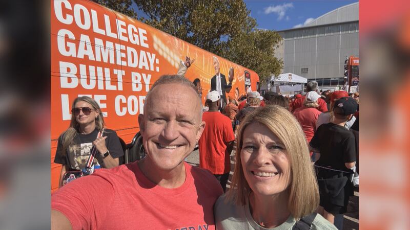 Cliff and Jenifer Vellucci are ready for College GameDay at the Jones, after being at every...