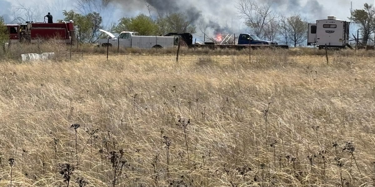 Multiple properties damaged after fire southwest of Idalou