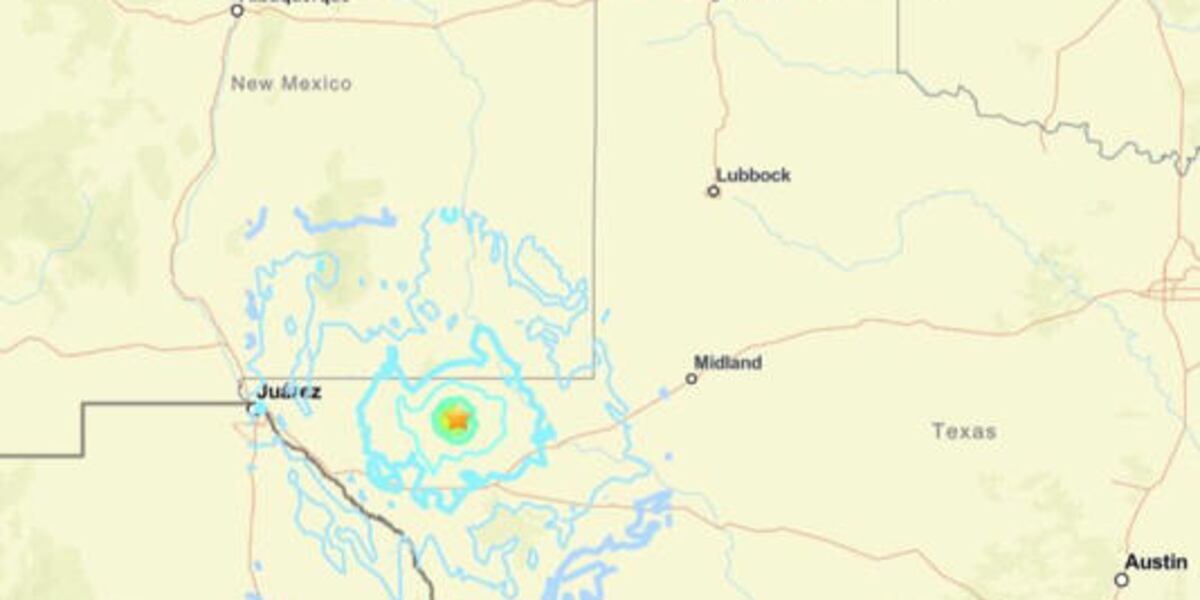 El Paso rocked by 5.3 magnitude earthquake near Texas-New Mexico border El Paso rocked by 5.3 magnitude earthquake near Texas-New Mexico border