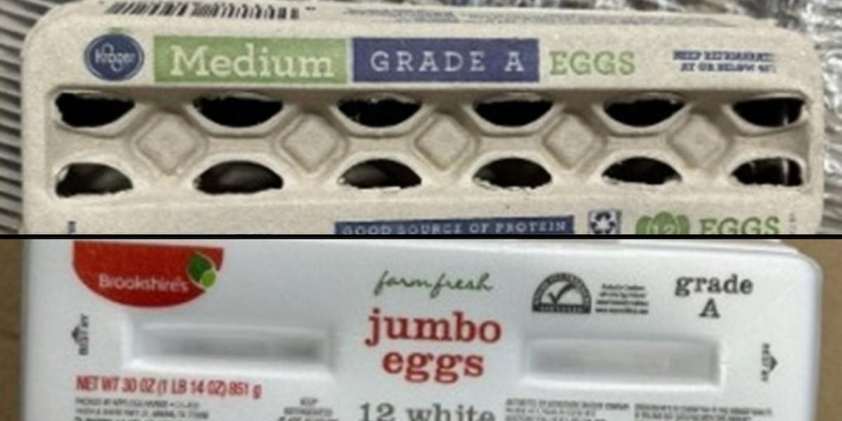 Millions of Eggs Sold at Kroger and Brookshire’s Locations Recalled Due to Salmonella Concerns