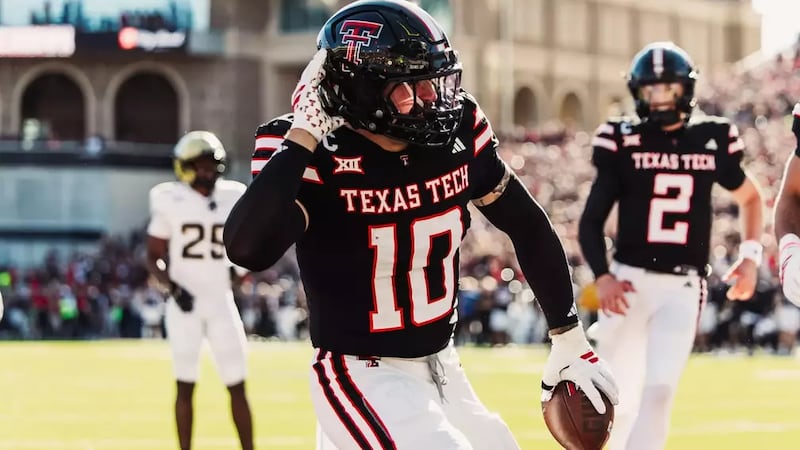 Texas Tech senior linebacker Jacob Rodriguez collected his fifth national award this season...