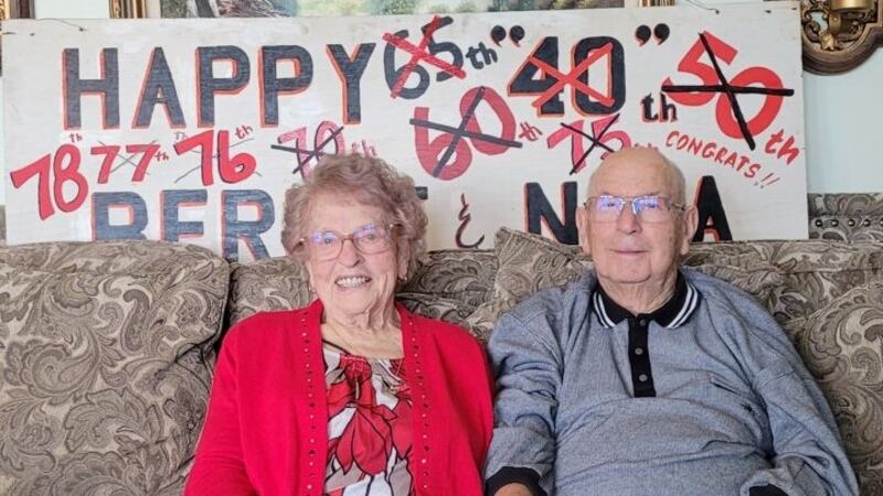 Bernie and Juanita Rear celebrate 78th Wedding anniversary