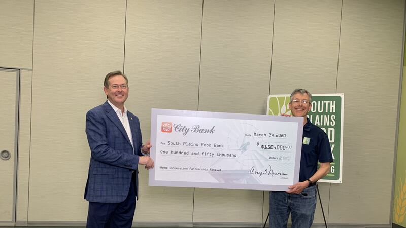 City Bank and South Plains Food Bank