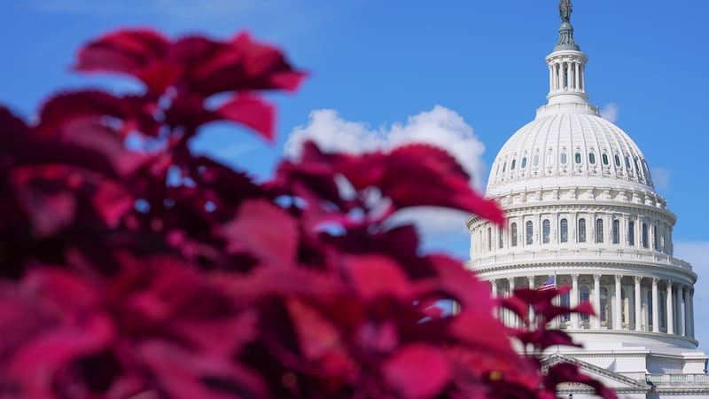 The U.S. Capitol is seen Friday, Sept. 18, 2026, in Washington. (AP Photo/Mariam Zuhaib)