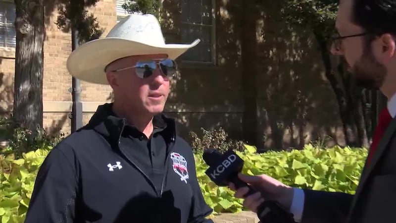 Eric Allen, associate director of bands at Texas Tech, discusses preparations for the...