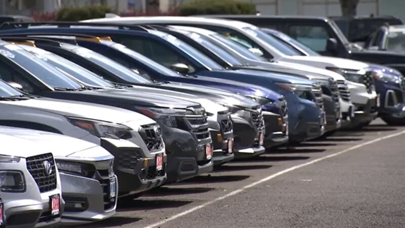 FILE -- Car dealership.