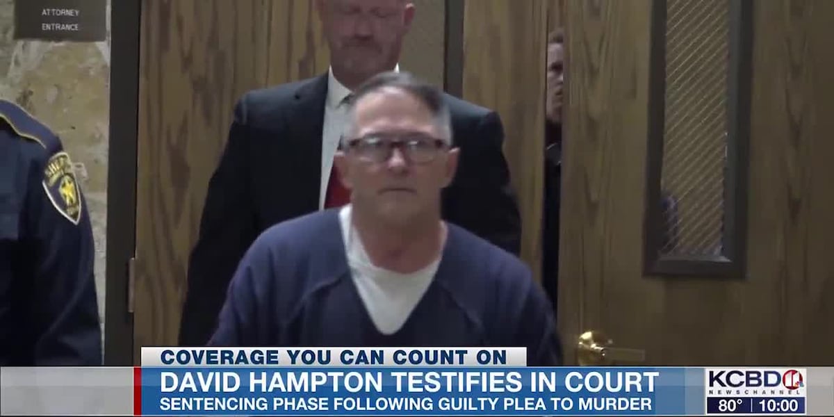 David Raphael Hampton Confessed killer David Hampton testifies ahead of closing arguments