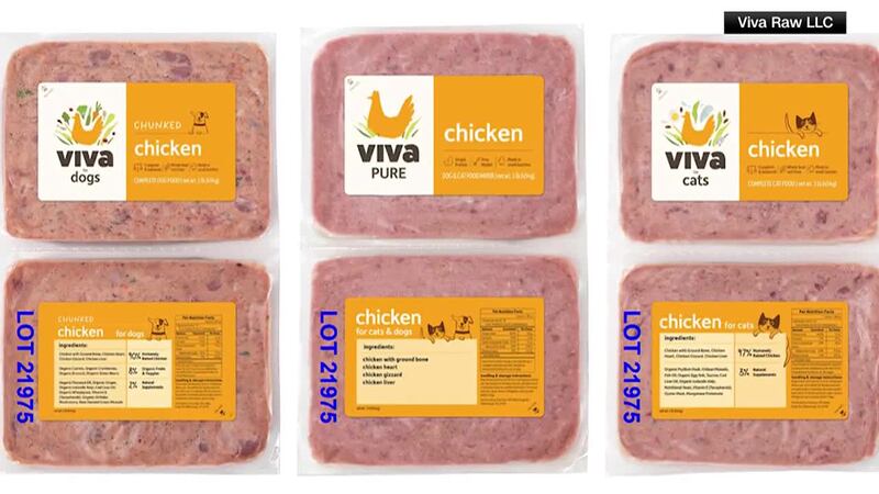 A popular dog and cat food has been recalled due to salmonella and listeria concerns.