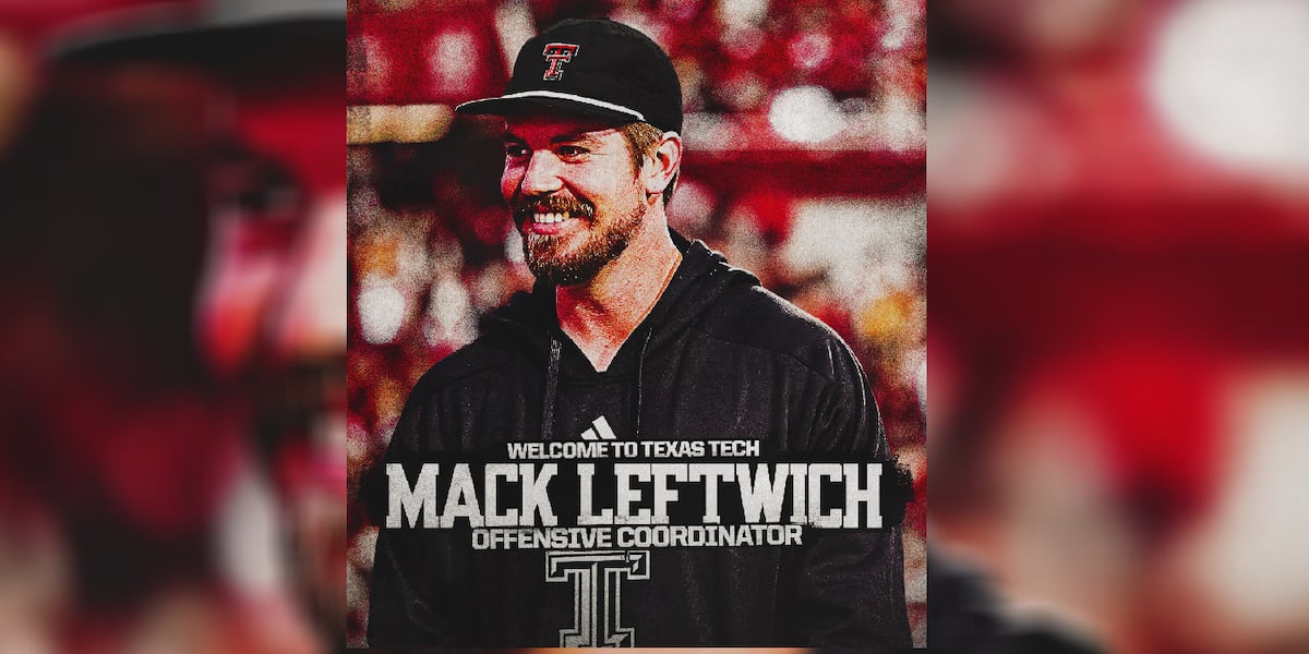 Mack Leftwhich Mack Leftwich tabbed to lead Texas Tech’s offense