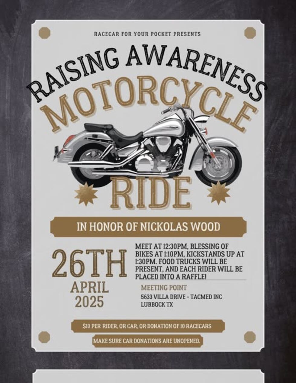 Pain to purpose: Lubbock mom hosting ride to raise awareness for ...