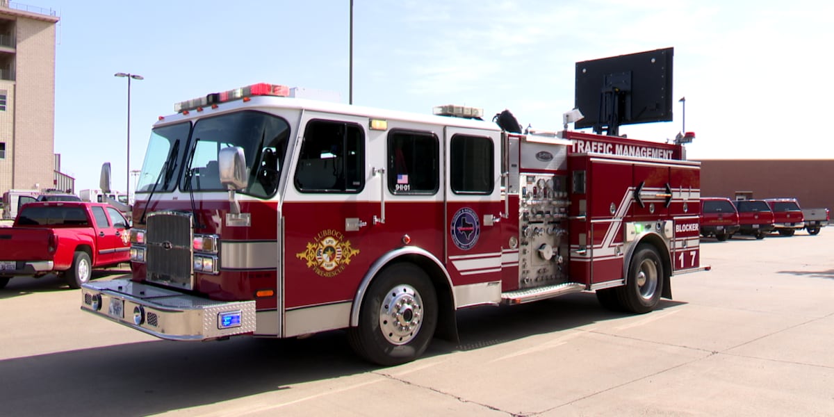 Lubbock Fire Rescue unveils first dedicated blocker truck