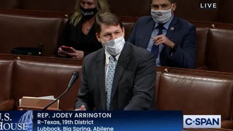 Rep. Jodey Arrington: "Madame Speaker, I rise with great sorrow to oppose this second attempt...