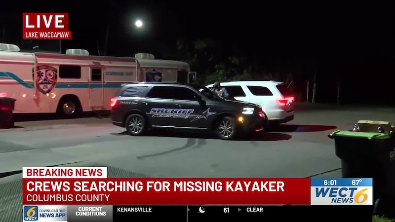 Body of missing South Carolina kayaker recovered from Lake Waccamaw
