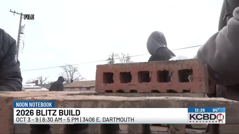 Noon Notebook: Habitat for Humanity 2026 Blitz Build